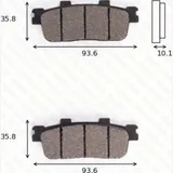 Disc brake padsMCB 800