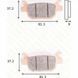 Bremsklötze Scheibenbremsbeläge MCB 806 für Honda SH 125/150Benelli BN 251/302