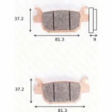 Disc brake pads MCB806SRM