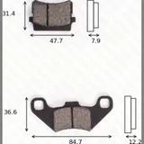 Disc brake padsMCB807