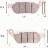 Disc brake pads MCB 814 SH homologated