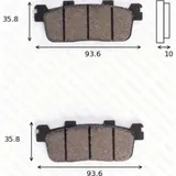 Disc brake padsMCB 821