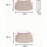 Bremsklötze Scheibenbremsbeläge MCB825SI
