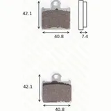 Disc brake padsMCB831EC