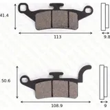 Disc brake pads MCB835