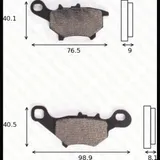 Bremsklötze Scheibenbremsbeläge MCB 838 mit ABE