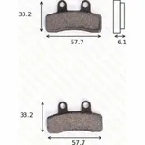 Disc brake padsMCB844