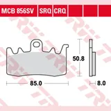brakepads MCB 856 SV set for one disc