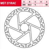 brake disc MST 271 RAC