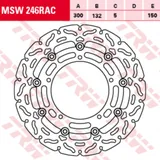 MSW 246 RAC Bremsscheibe schwimmend