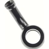 Fitting 10.2 mm, 45° angled, black