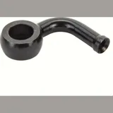 Fitting 10.2 mm, 90° angled, black