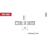 Kupplung MV989, 180°