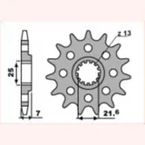 PBR sprocket 2167, -520, 15 teeth