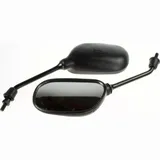 Rearview mirror set black right thread M8