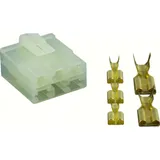 Connector plug RR 5-pole N with plug-in sleeve 6,3 8,0