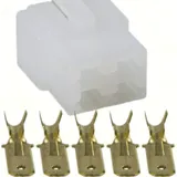 Vielfachsteckdose Vielfachstecker JP6,3 4-polig mit Flachstecker 6,3