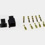 Connector plug JP2,8SW 4 pole black