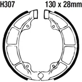 Brake shoes with spring EBC gerillt for: SYM Symphony, Jet14, X - Pro, Polaris Outlaw, Sportsman, Predator
