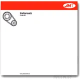 Kettensatz JMT X-Ringkette 525X2 gold offen für Suzuki 650 GSF07-GSX09