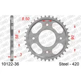 Stahl-Kettenrad AFAM 420 - 36Z Silber 1012236