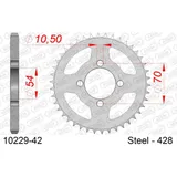 Stahl-Kettenrad AFAM 428 - 43Z Silber 1022343