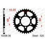 Steel Chain Wheel - Rear Sprocket AFAM 520 - 39t SILVER 1031839