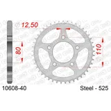 Stahl-Kettenrad AFAM 530 - 41Z Silber 1060541