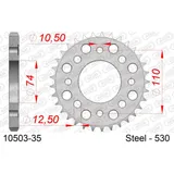 Stahl-Kettenrad AFAM 520 - 47Z Silber 1050147