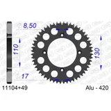Stahl-Kettenrad AFAM 520 - 43Z Silber 1062743