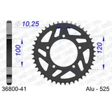 Steel Chain Wheel - Rear Sprocket AFAM 525 - 40t BLACK 3580040
