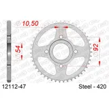 Stahl-Kettenrad AFAM 420 - 28Z Silber 1210028