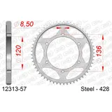 Stahl-Kettenrad AFAM 520 - 43Z Silber 1230143