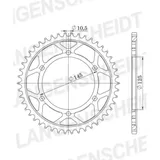 Stahl-Kettenrad Supersprox 530/44Z schwarz 12601-44