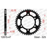 Steel Chain Wheel - Rear Sprocket AFAM 530 - 41t BLACK 1281341