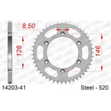 Steel Chain Wheel - Rear Sprocket AFAM 428 - 40t SILVER 1410140