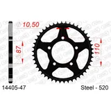 Stahl-Kettenrad AFAM 428 - 49Z Silber 1421549