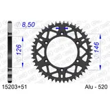 Stahl-Kettenrad AFAM 532 - 52Z Silber 1490152