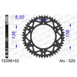 Alu Chain Wheel - Rear Sprocket AFAM 428 - 50t SILVER 15104N50 Alu Chain Wheel - Rear Sprocket AFAM 428 - 50t SILVER 15104N50