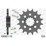 Stahl-Kettenrad AFAM 530 - 44Z Silber 1660444
