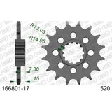 Steel Chain Wheel - Rear Sprocket AFAM 530 - 45t SILVER 1660445
