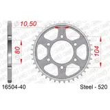 Stahl-Kettenrad AFAM 520 - 38Z Silber 1640638