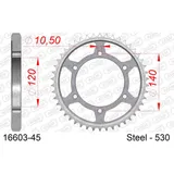 Stahl-Kettenrad AFAM 520 - 43Z Silber 1650143