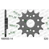 Stahl-Kettenrad AFAM 530 - 42Z Silber 1660342