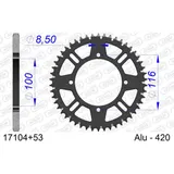Stahl-Kettenrad AFAM 525 - 41Z Schwarz 1661041
