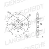Ritzel Supersprox 520/16Z 21502-16