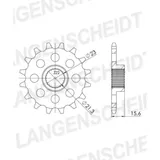 Front Sprocket Supersprox 520/14t 21504-14