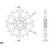 Ritzel Supersprox 520/18Z