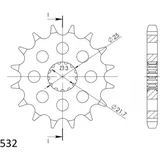 Front Sprocket 532/14t