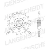 Ritzel Supersprox 525/14Z 24506-14